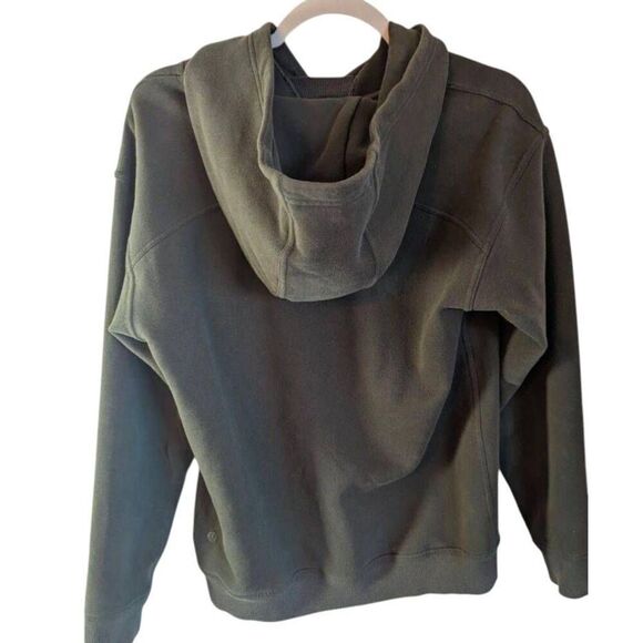 LULULEMON ATHLETICA All Yours Hoodie in Dark Olive Size 8 - Picture 5 of 5